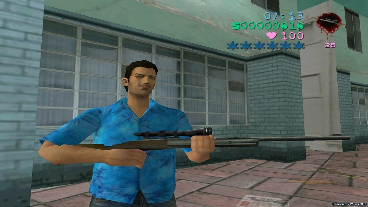 Винтовка из Postal 2 / GTA Vice City