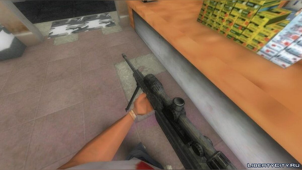 К-14 снайперская винтовка для GTA Vice City - Картинка #5