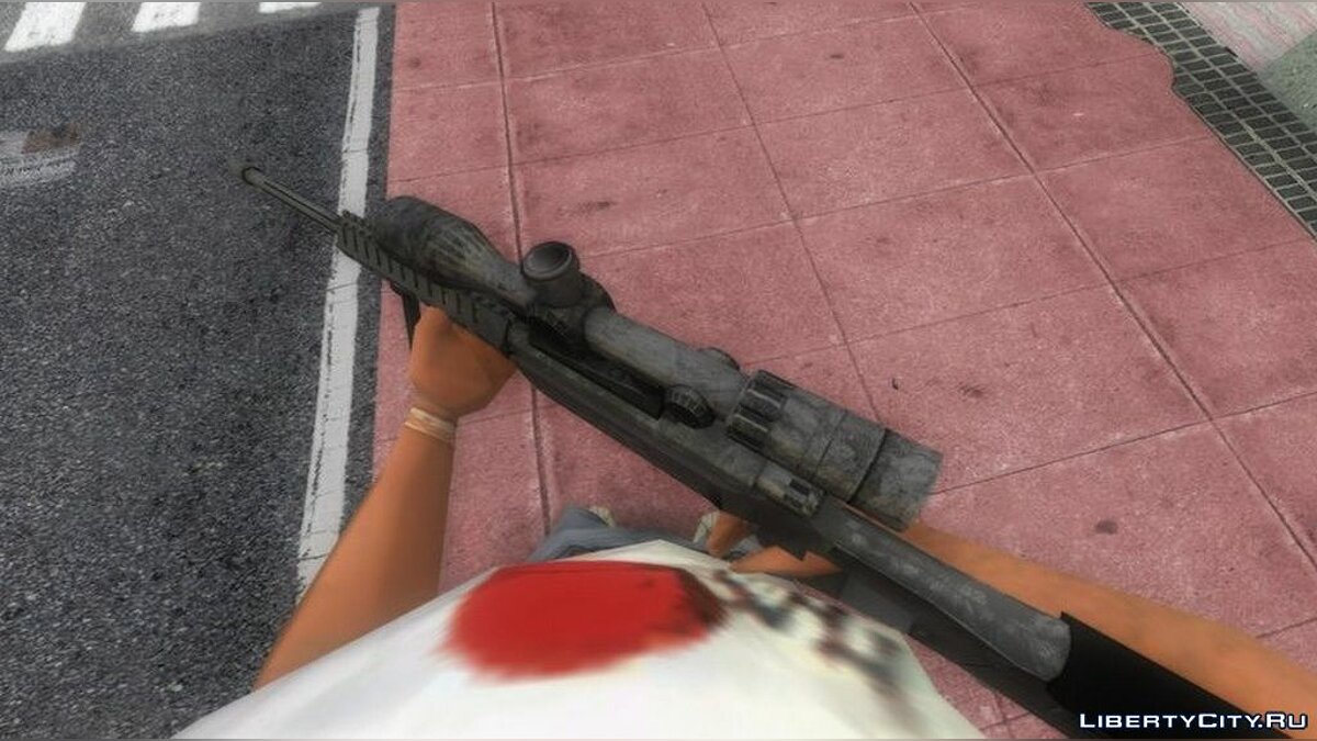 К-14 снайперская винтовка для GTA Vice City - Картинка #4
