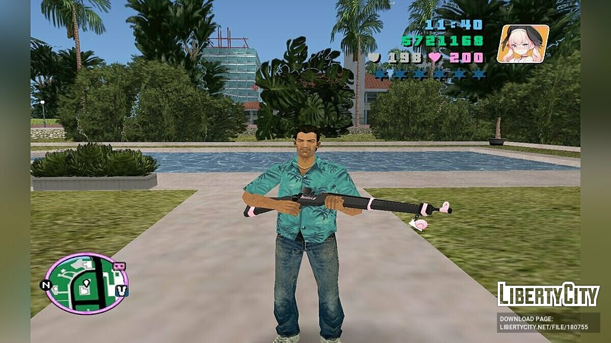 Justice Black for GTA Vice City - Картинка #2