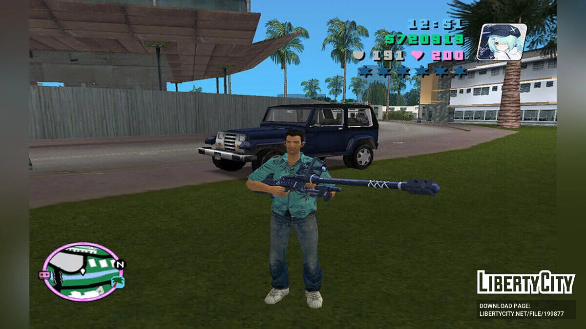 Identity из Blue Archive / GTA Vice City