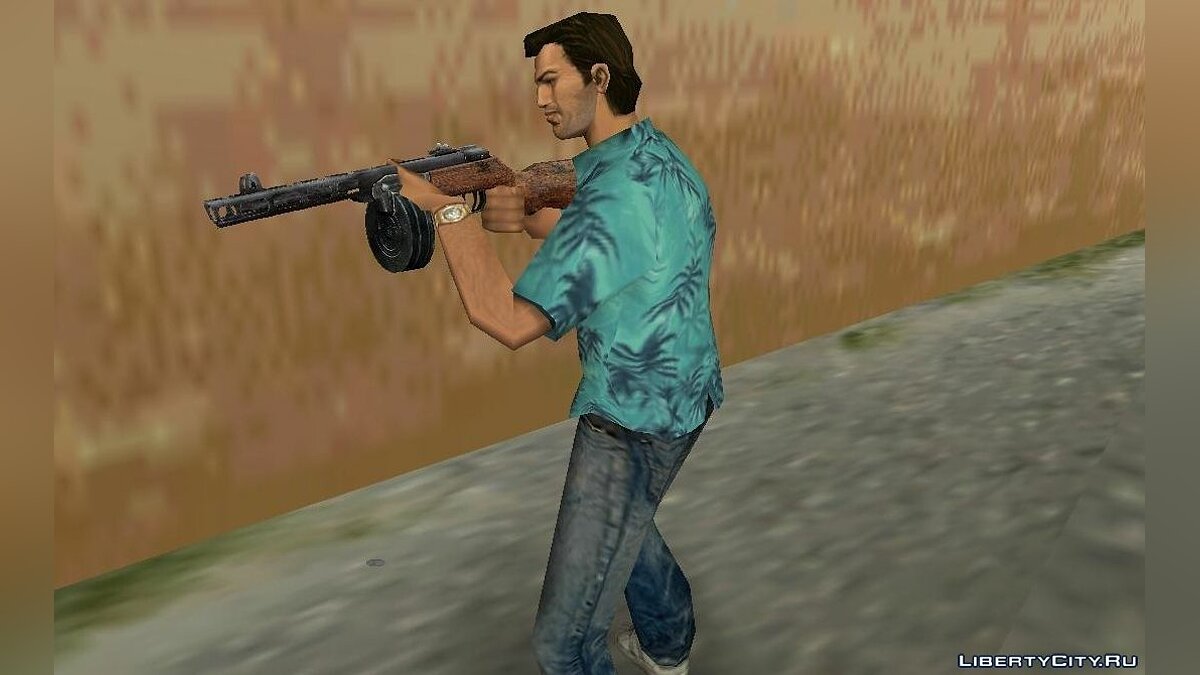 Пистолет Пулемет Шпагина для GTA Vice City - Картинка #3
