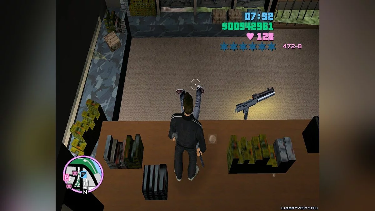 Новый ингрем с глушителем и прицелом / GTA Vice City