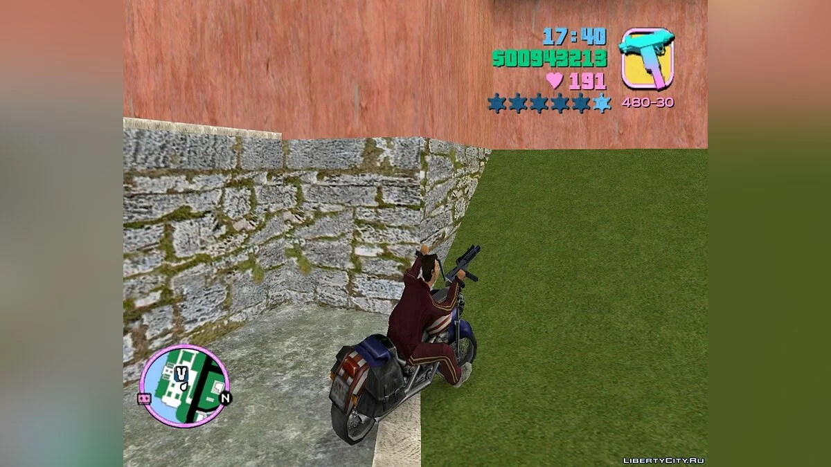 Новый ингрем с глушителем и прицелом / GTA Vice City