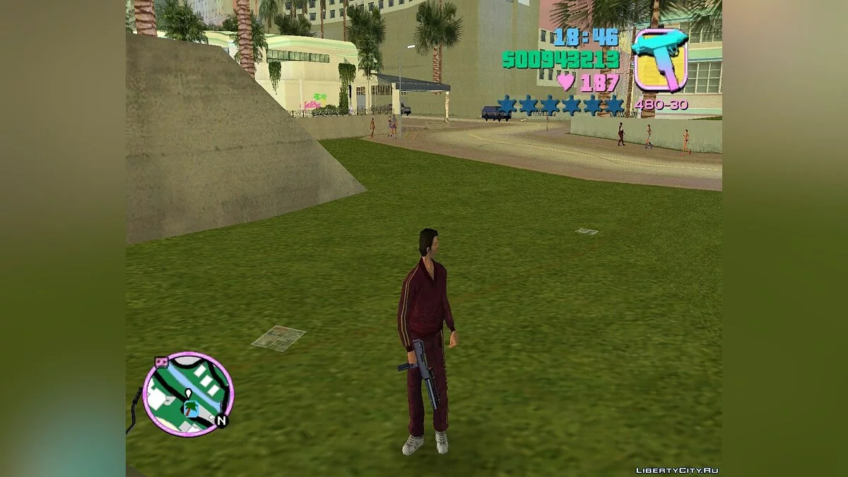 Новый ингрем с глушителем и прицелом / GTA Vice City