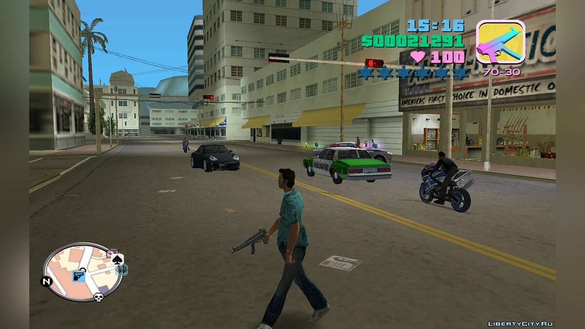 MP5 "pistol" для GTA Vice City - Картинка #1