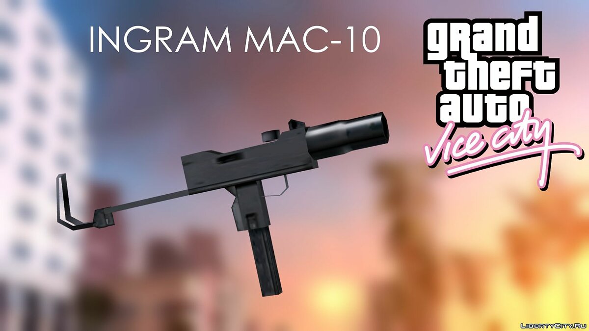 Улучшенный  Ingram MAC-10 для GTA Vice City - Картинка #1