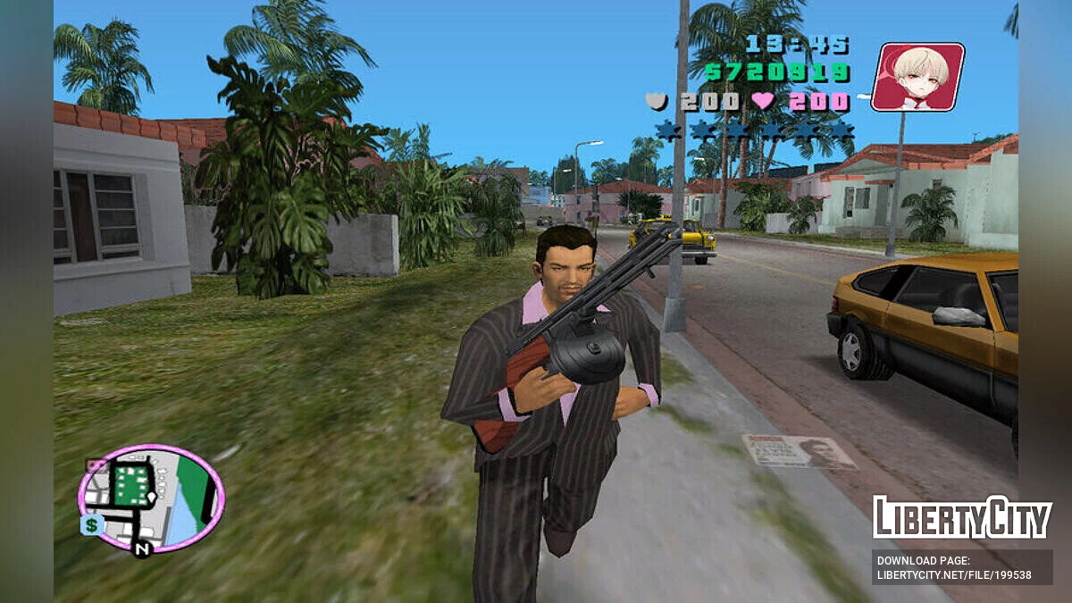 Balalaika из Blue Archive / GTA Vice City
