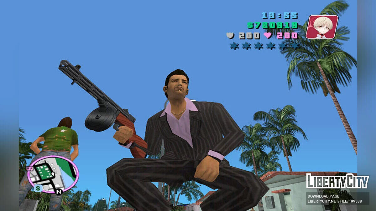 Balalaika из Blue Archive / GTA Vice City