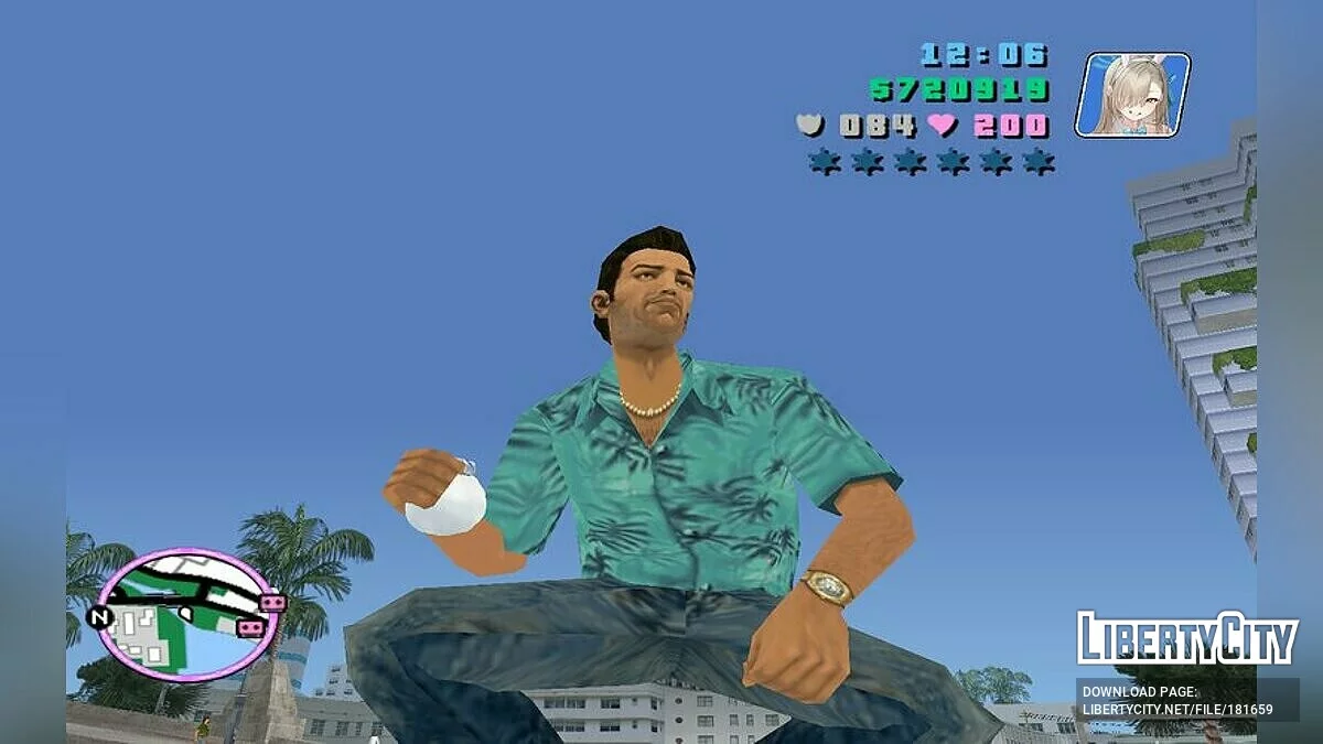Rabbit Tail Grenade / GTA Vice City