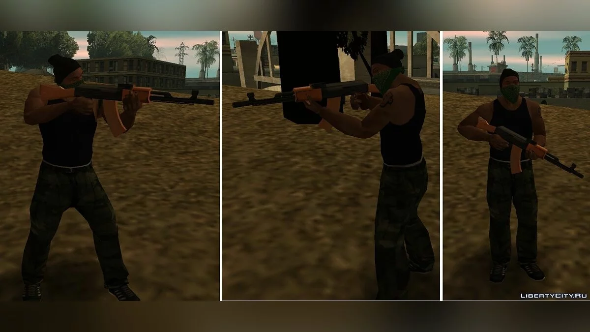 Второй пак оружия в стиле SA / GTA San Andreas