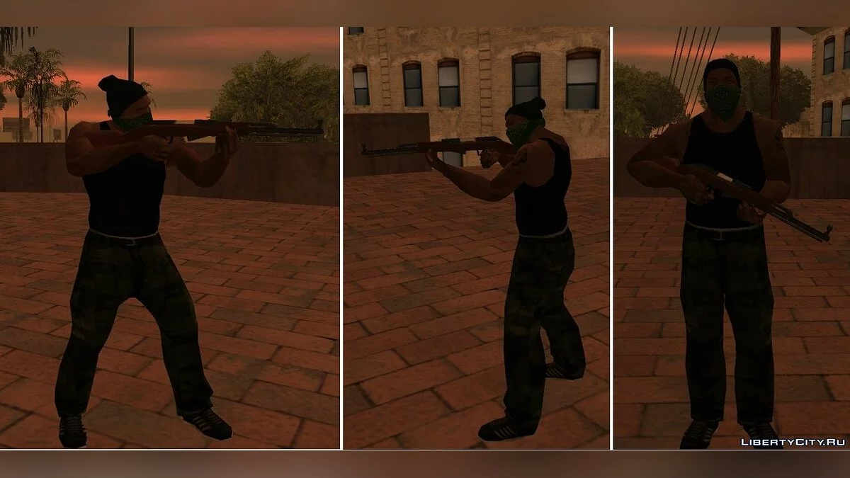 Второй пак оружия в стиле SA / GTA San Andreas