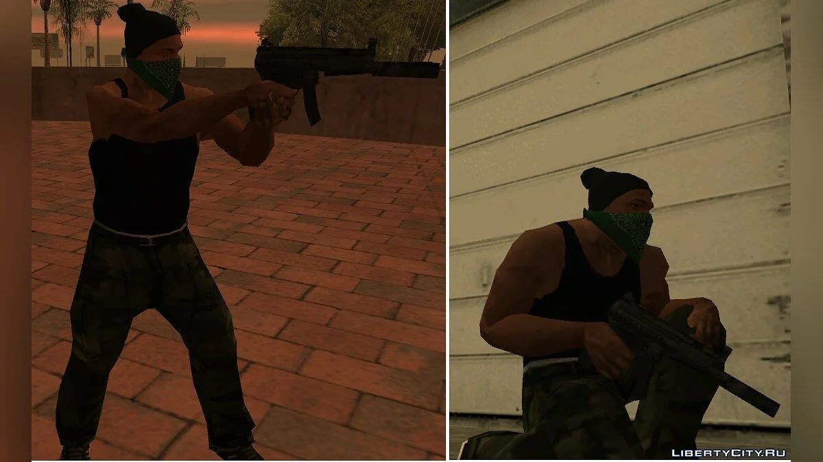Второй пак оружия в стиле SA / GTA San Andreas