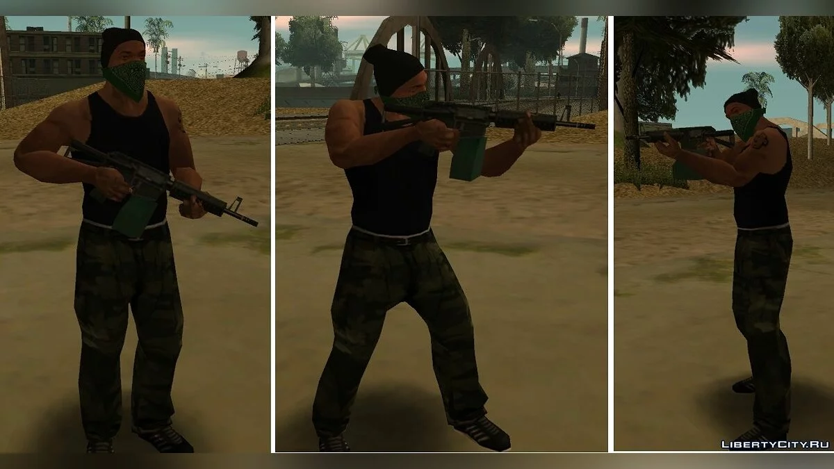 Второй пак оружия в стиле SA / GTA San Andreas