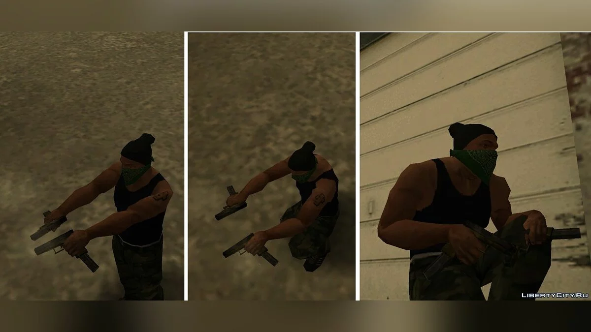 Второй пак оружия в стиле SA / GTA San Andreas