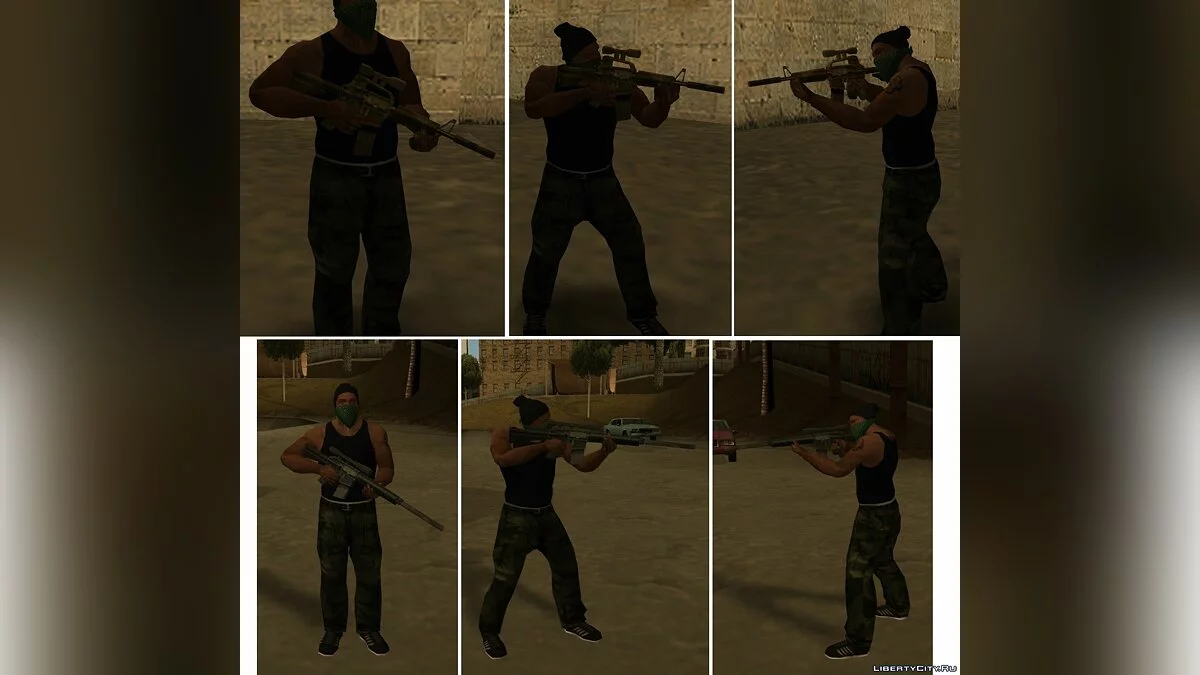Второй пак оружия в стиле SA / GTA San Andreas