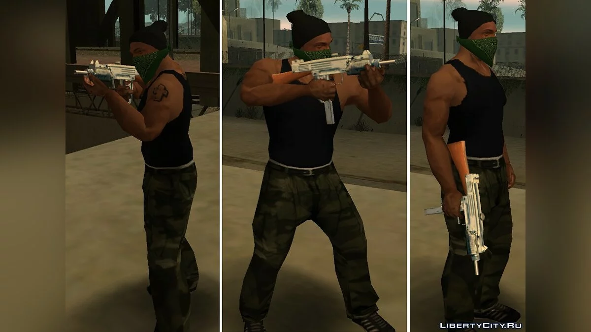 Второй пак оружия в стиле SA / GTA San Andreas