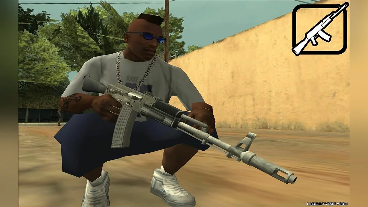 M4 and AK47 from Hitman: Contracts / GTA San Andreas