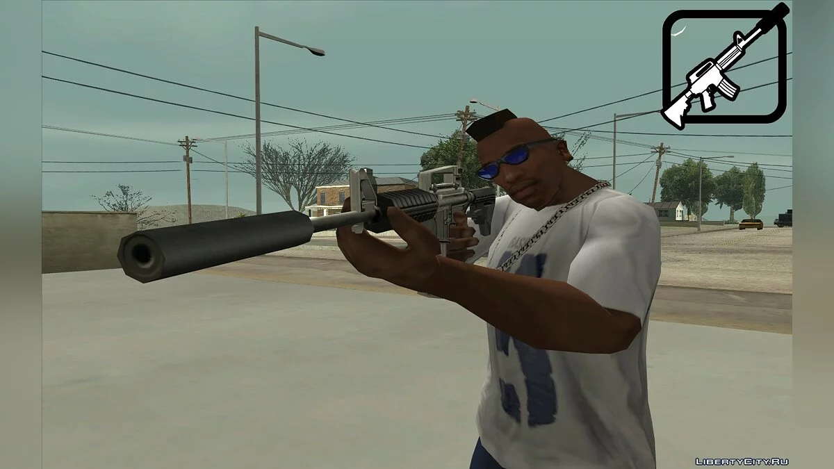 M4 and AK47 from Hitman: Contracts / GTA San Andreas