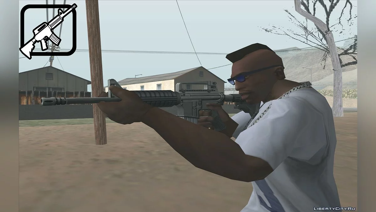 M4 and AK47 from Hitman: Contracts / GTA San Andreas