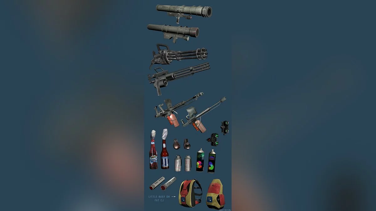 INSANITY Items / GTA San Andreas
