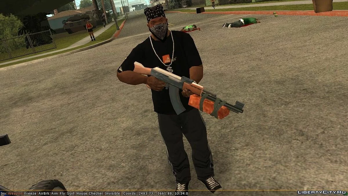AK-47  "Тактический Кирпич" / GTA San Andreas