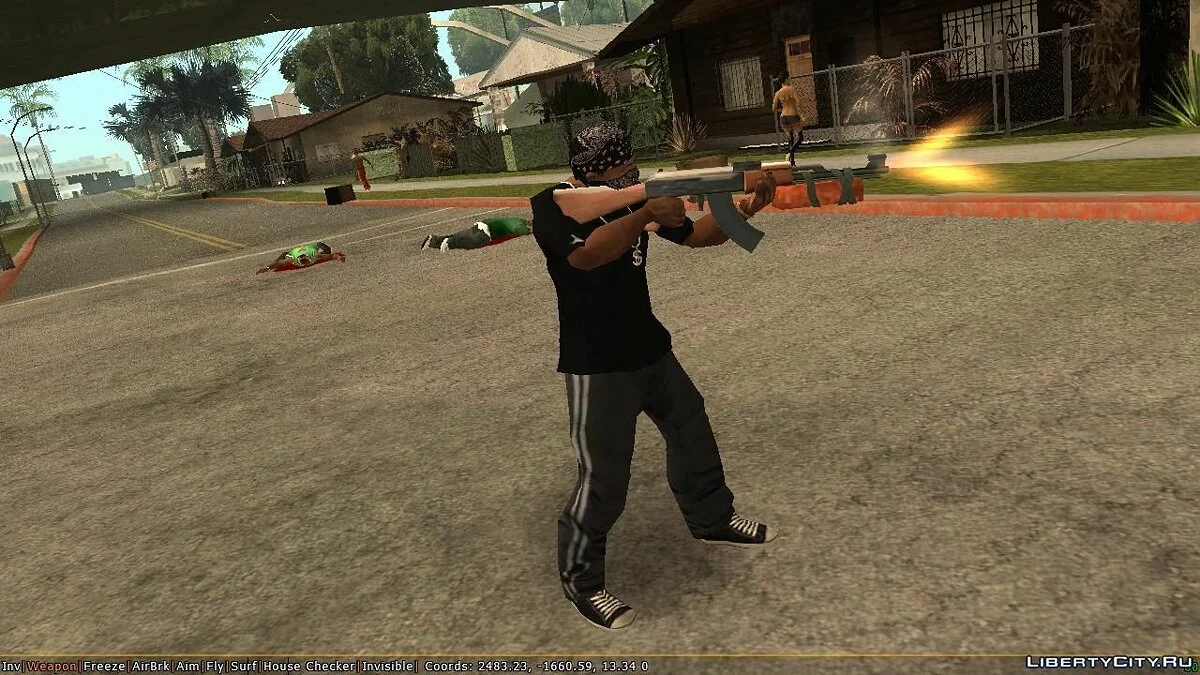 AK-47  "Тактический Кирпич" / GTA San Andreas