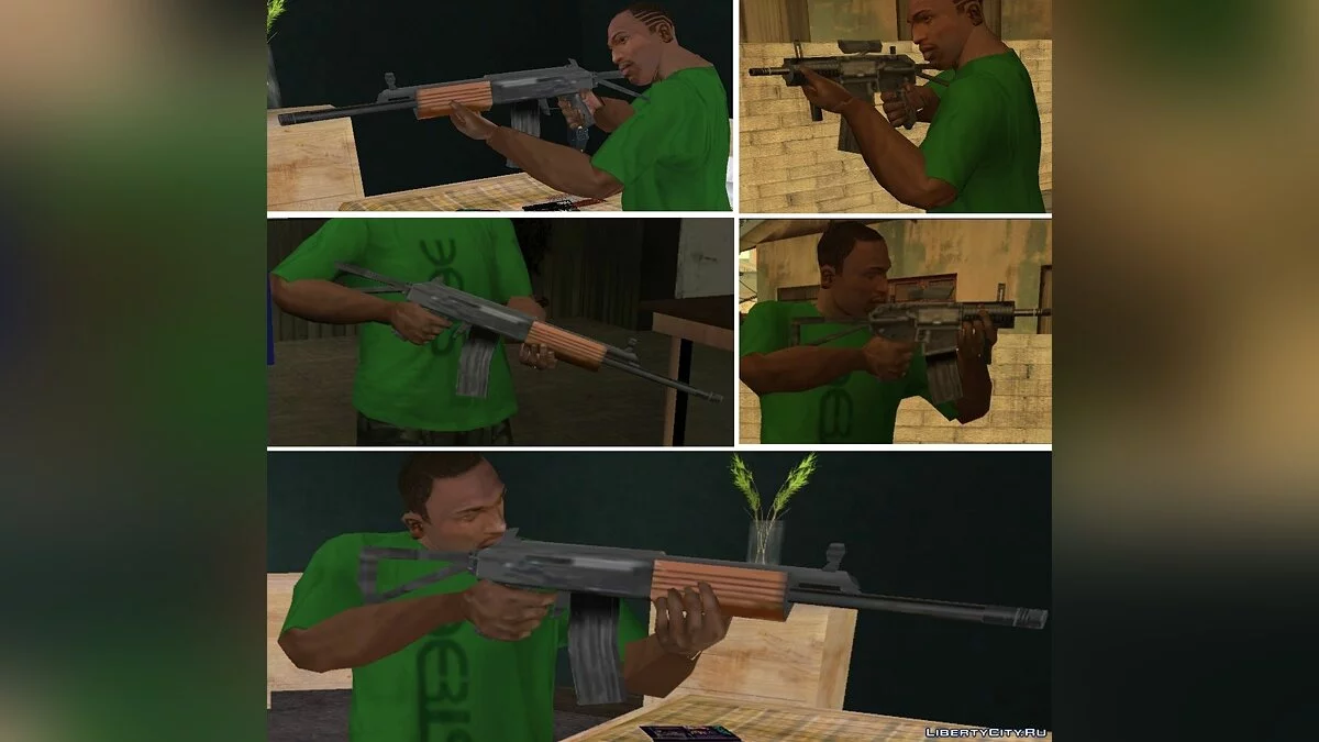 Третий Пак оружия в стиле SA / GTA San Andreas