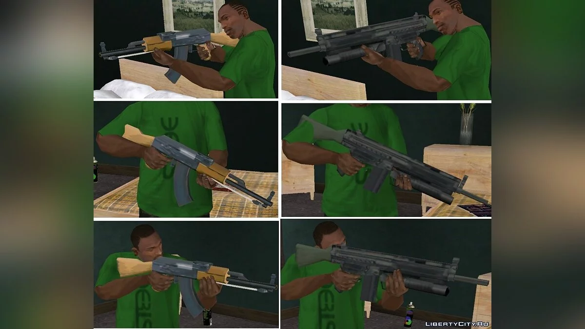 Третий Пак оружия в стиле SA / GTA San Andreas