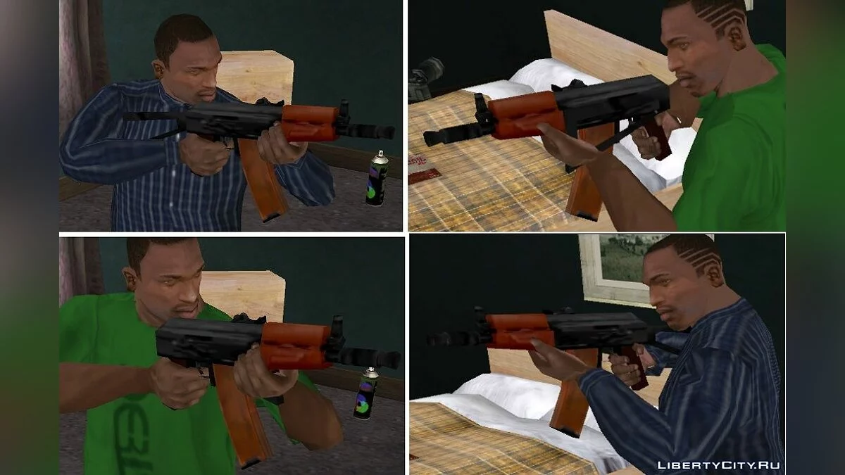 Третий Пак оружия в стиле SA / GTA San Andreas