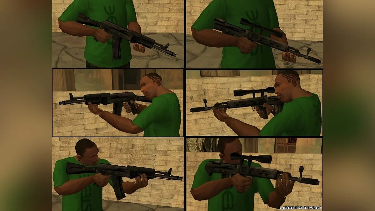 Третий Пак оружия в стиле SA / GTA San Andreas
