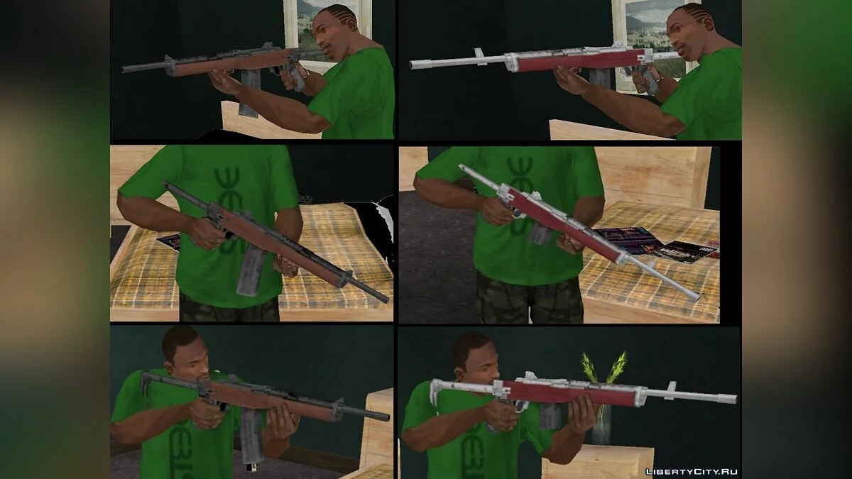 Третий Пак оружия в стиле SA / GTA San Andreas
