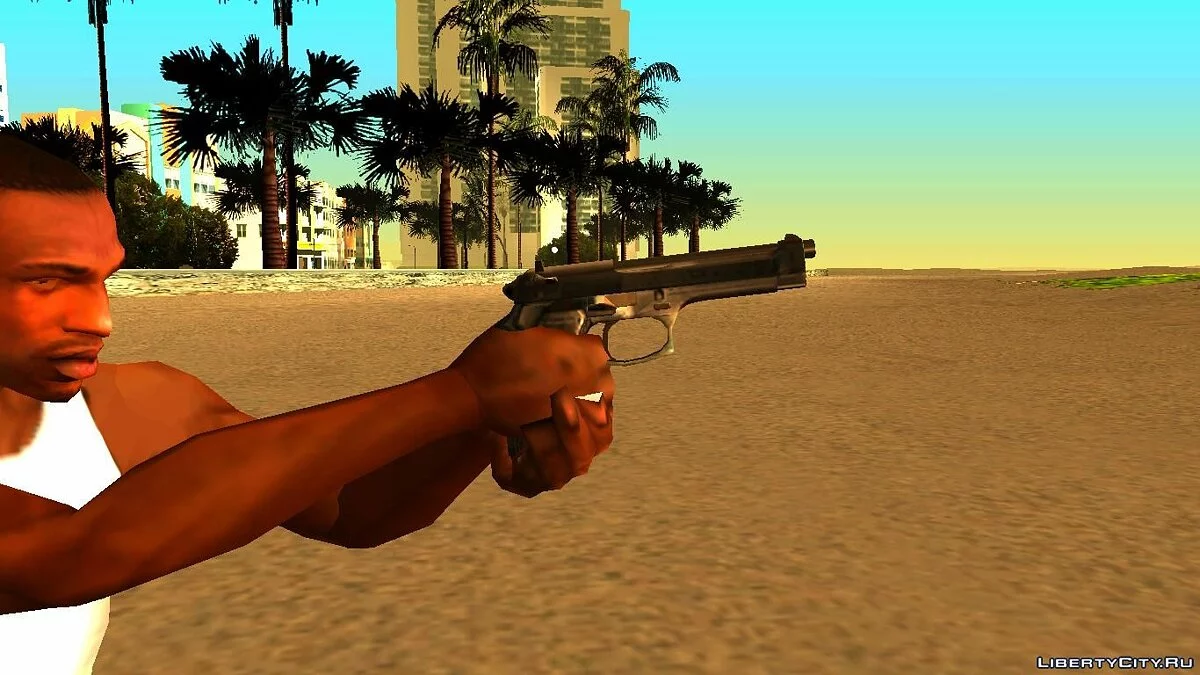 Beretta 92 в стиле SA / GTA San Andreas