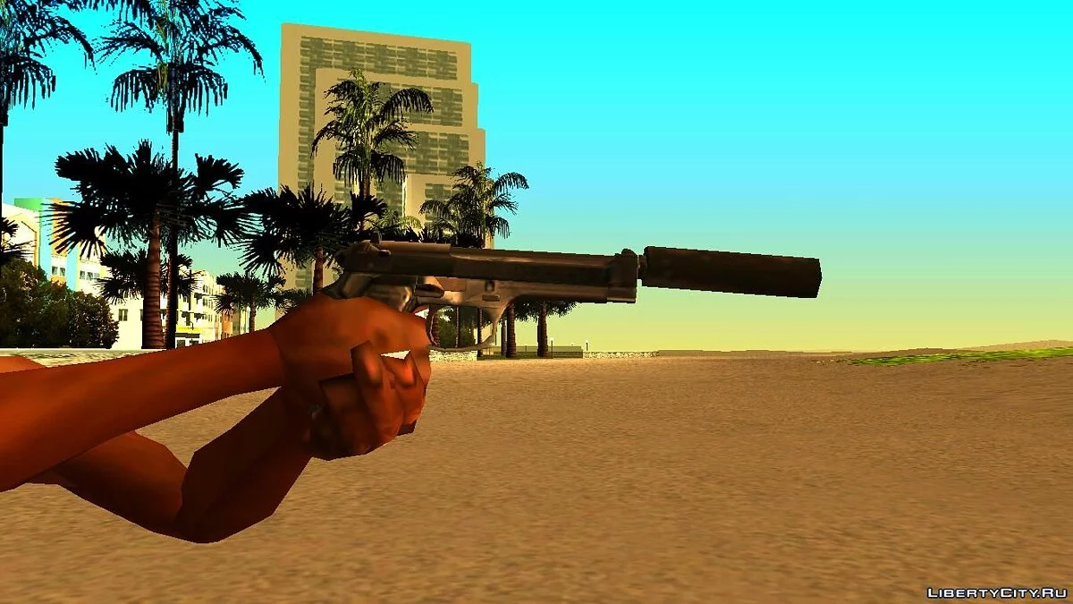 Beretta 92 в стиле SA / GTA San Andreas