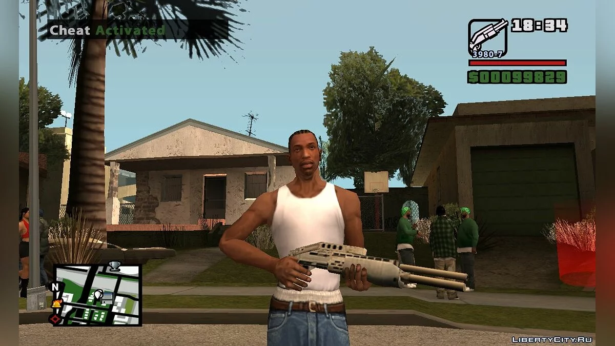 Fixed Vice City PS2 Weapon / Исправленные оружие Vice City PS2 / GTA San Andreas