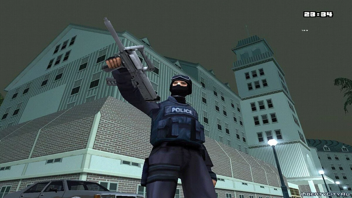 ОЦ-14 Гроза с удлинённым стволом. / GTA San Andreas