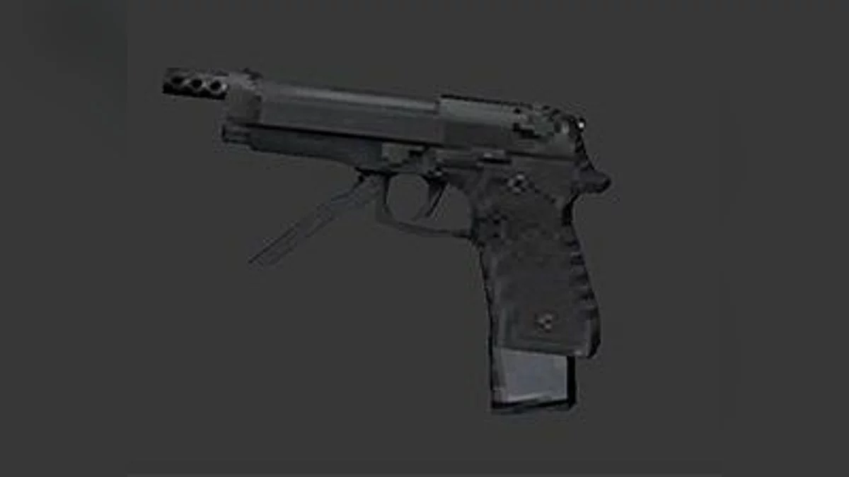 Low poly Beretta 93R / GTA San Andreas
