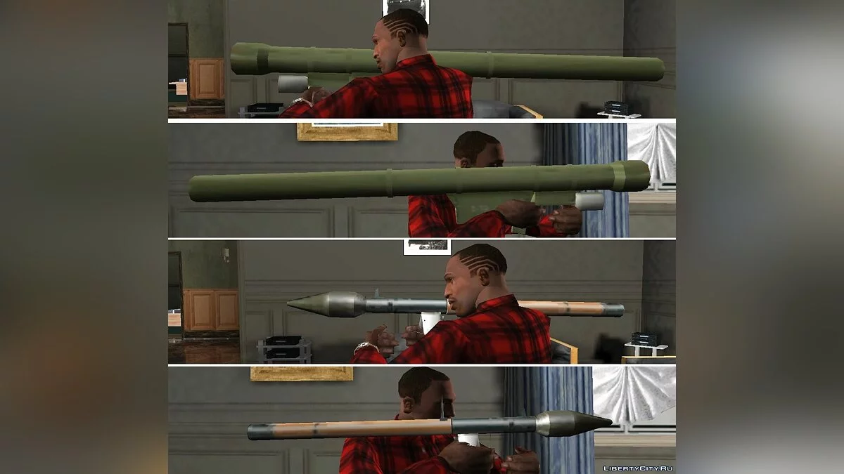 Четвёртый пак оружия в стиле SA / GTA San Andreas