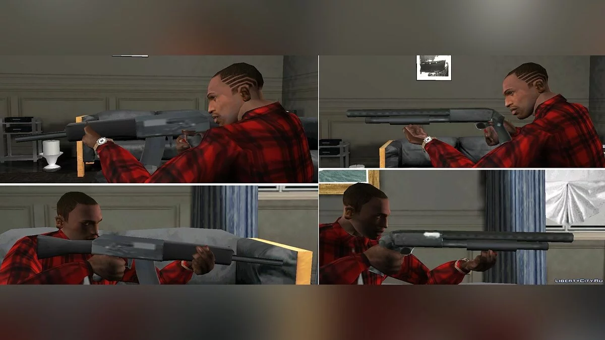 Четвёртый пак оружия в стиле SA / GTA San Andreas