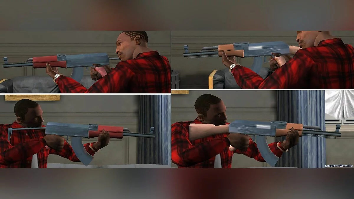 Четвёртый пак оружия в стиле SA / GTA San Andreas