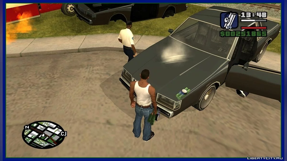 Бомба-липучка / Липкая бомба / GTA San Andreas
