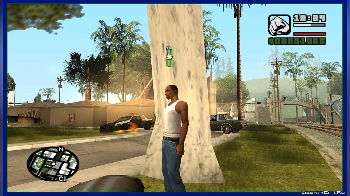Бомба-липучка / Липкая бомба / GTA San Andreas