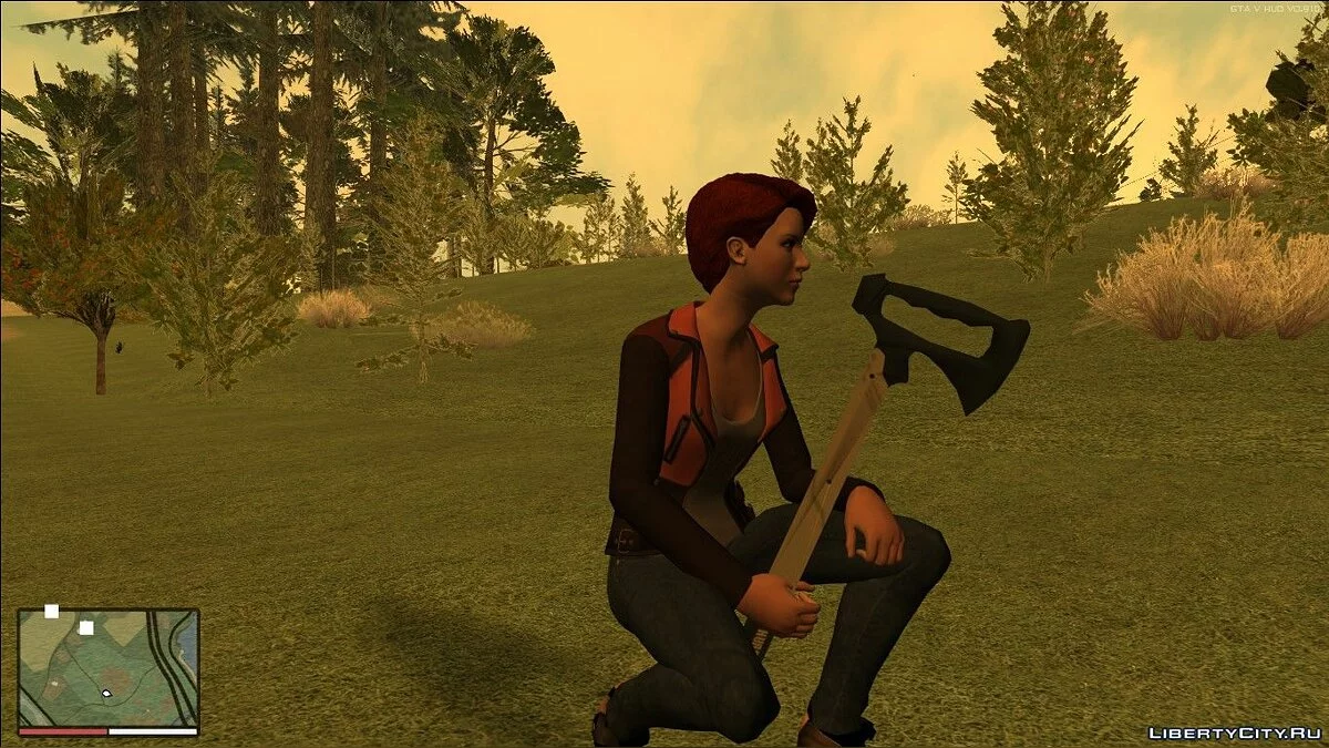 Tactical Fasthawk - Тактический топор / GTA San Andreas