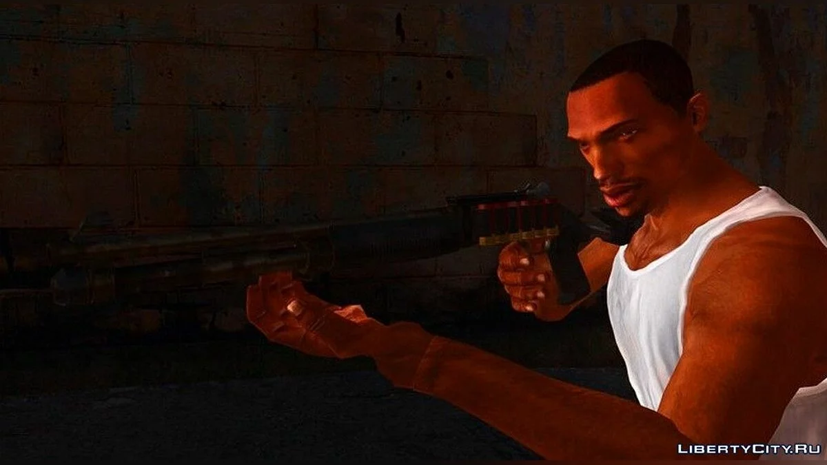 Дробовик Benelli M4 в камуфляжной расцветке / GTA San Andreas