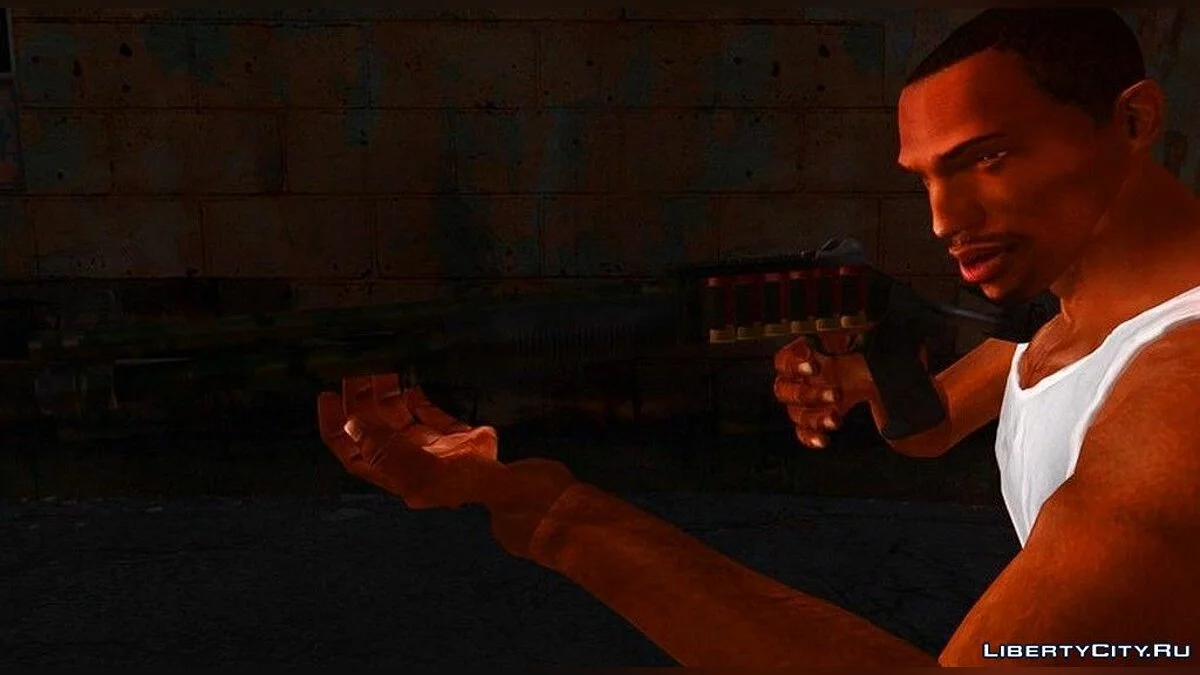 Дробовик Benelli M4 в камуфляжной расцветке / GTA San Andreas