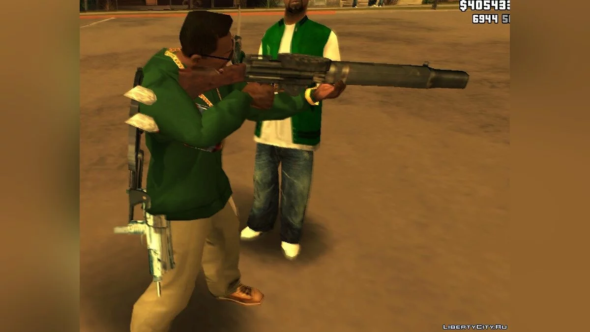 Пулемёт Льюиса / GTA San Andreas