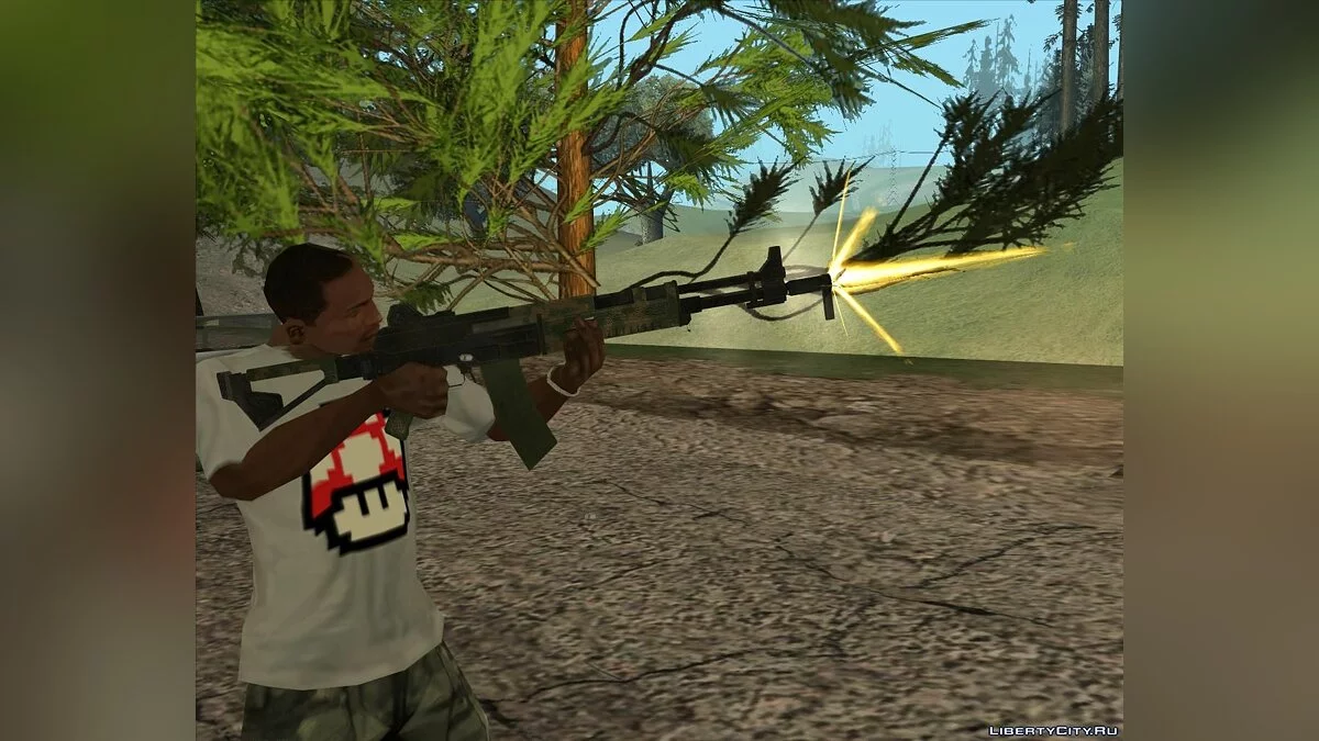 Автомат RN из Resident evil 6 / GTA San Andreas