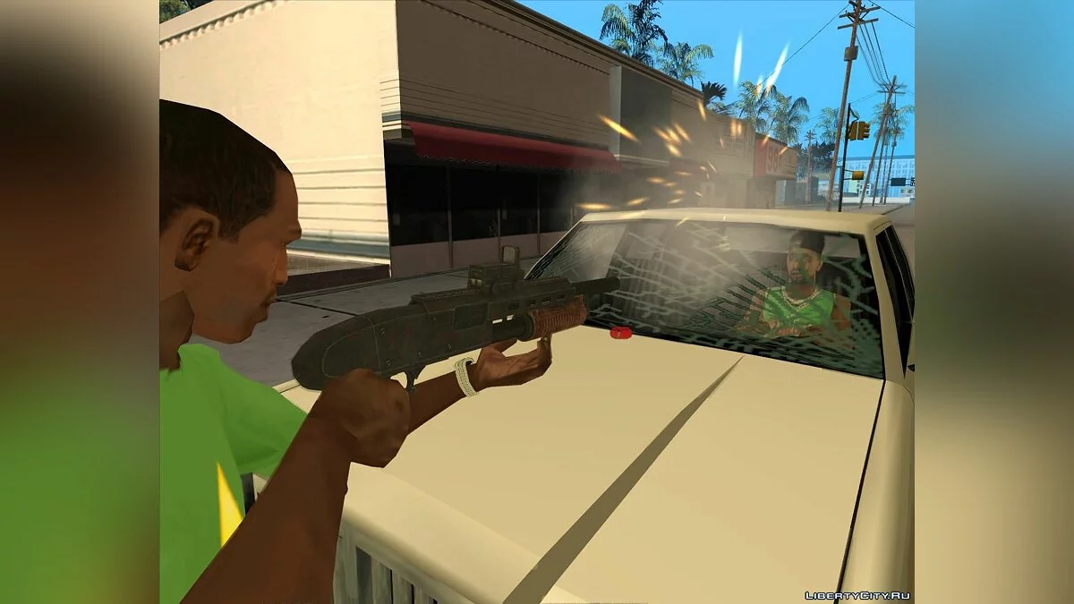 Дробовик из Resident evil 6 / GTA San Andreas