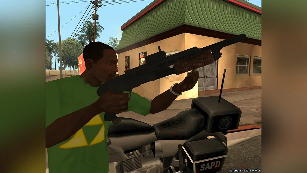 Дробовик из Resident evil 6 / GTA San Andreas