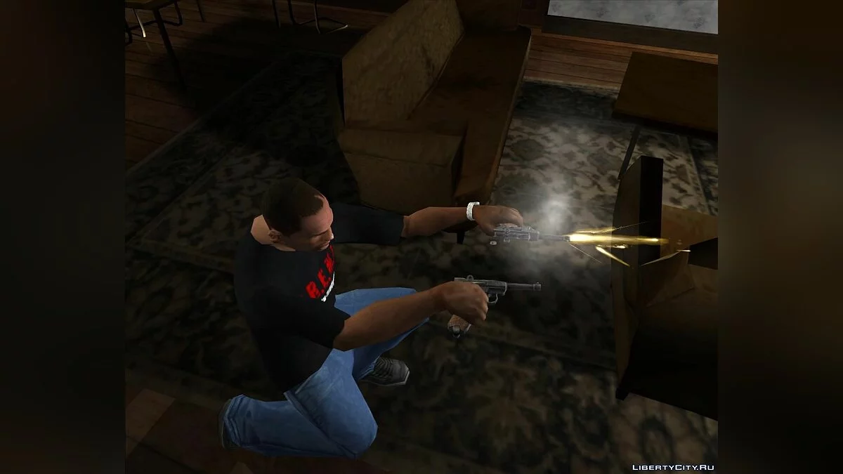 Люгер из Resident evil: The Darkside chronicles / GTA San Andreas